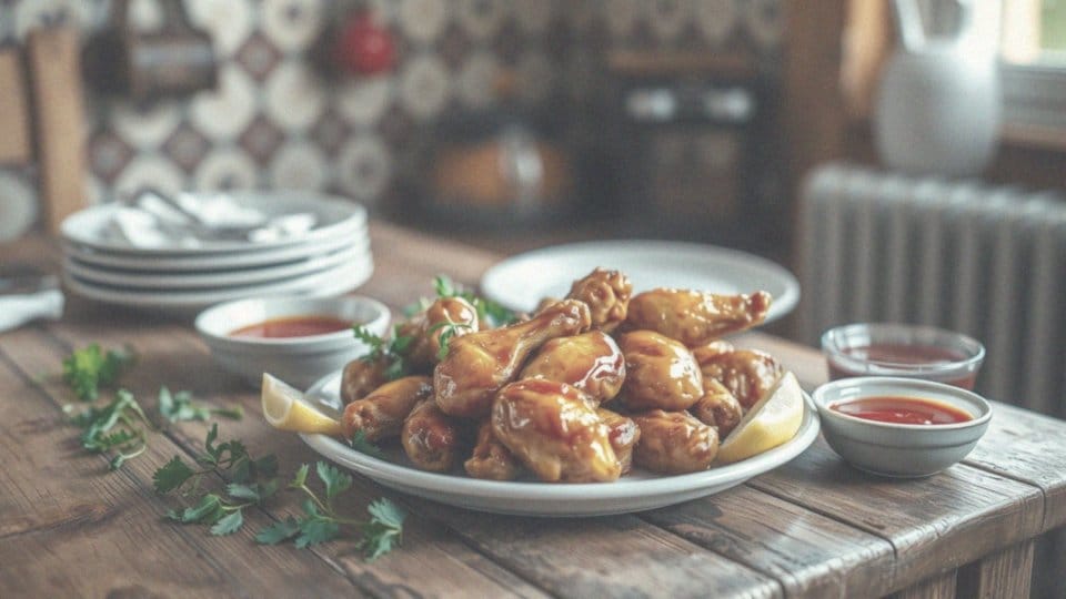 Jakie są popularne przepisy na skrzydełka na obiad?