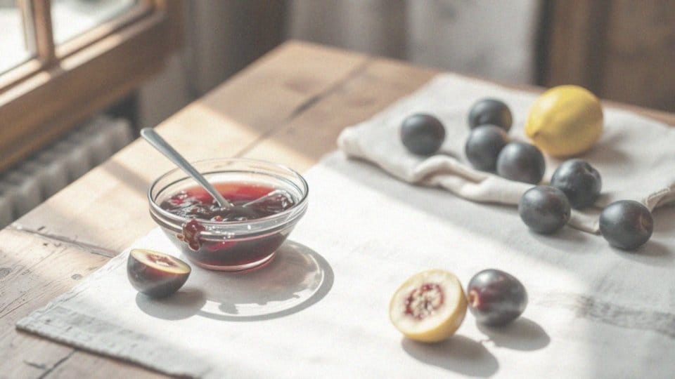 Co można uzyskać, miksując sok z cytryny z powidłami śliwkowymi jako zamiennikiem?