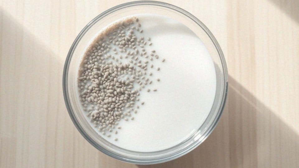 W jaki sposób nasiona chia pęcznieją w mleczku kokosowym?