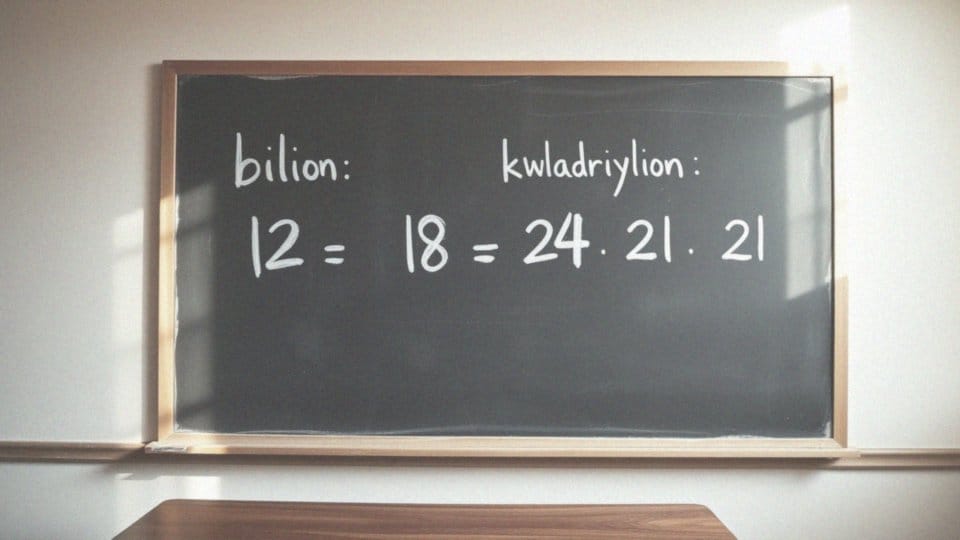 Ile zer ma tryliard w porównaniu do innych dużych liczb?