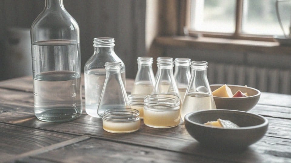 Jakie składniki są używane w produkcji octu spirytusowego?