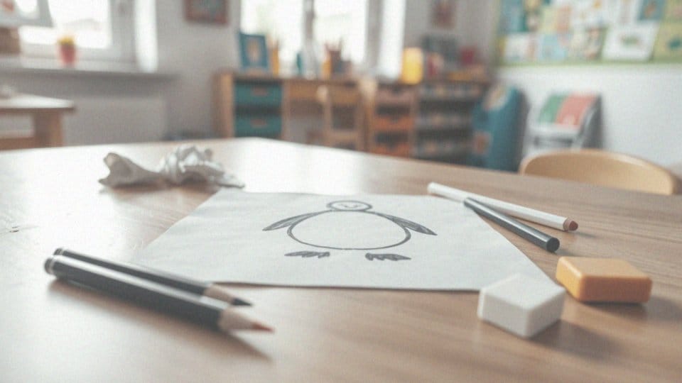 Jak narysować pingwinka krok po kroku?