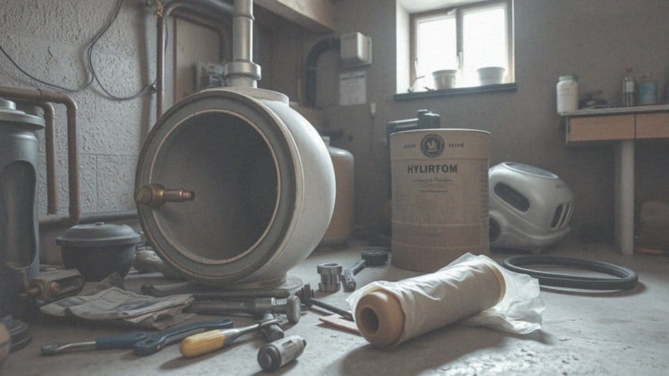 Jak można wymienić uszkodzoną przeponę w hydroforze?