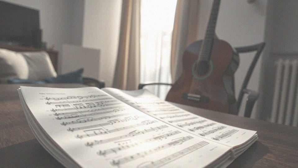 Jakie rodzaje współczesnych utworów znajdują się w zbiorze nut na gitarę klasyczną?