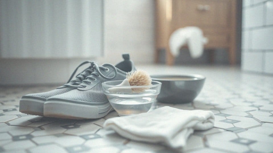 Jakie czyszczenie butów z siatką można wykonać ręcznie?