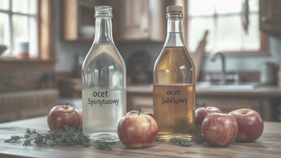 Czy ocet spirytusowy można zastąpić jabłkowym? Poradnik dla kuchni